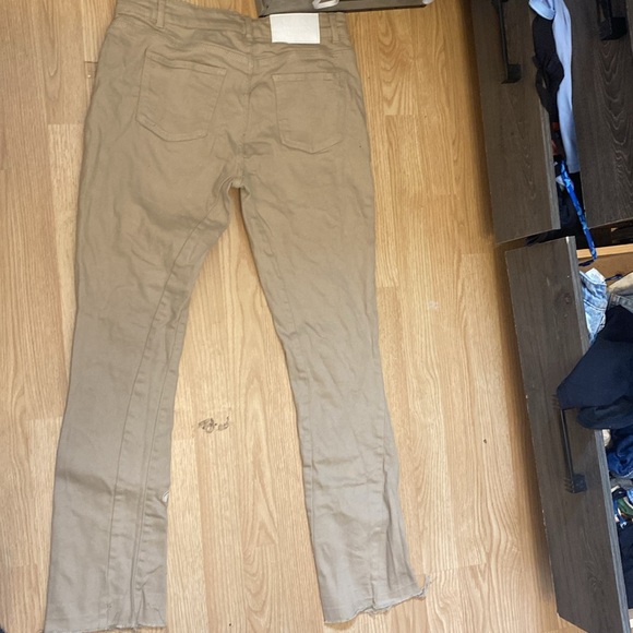 Light brown/beige Jeans with cross design - Picture 4 of 4